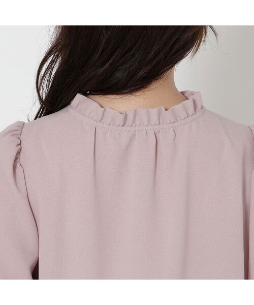 Rose Tiara / ローズティアラ シャツ・ブラウス | 【手洗いOK】ケミカルレース切替ブラウス | 詳細16