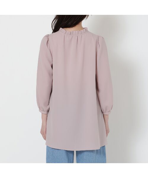 Rose Tiara / ローズティアラ シャツ・ブラウス | 【手洗いOK】ケミカルレース切替ブラウス | 詳細11