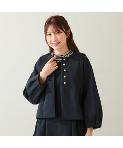 ❤️専用 Rose Tiara ツイード ノーカラージャケット 46新品タグ付き Rose Tiara / ローズティアラ (レディース) ノーカラー