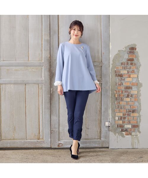 Rose Tiara / ローズティアラ シャツ・ブラウス | 【2WAY】【UVカット/防シワ】プリーツ袖カットソー | 詳細4