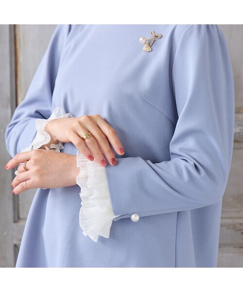 Rose Tiara / ローズティアラ シャツ・ブラウス | 【2WAY】【UVカット/防シワ】プリーツ袖カットソー | 詳細5