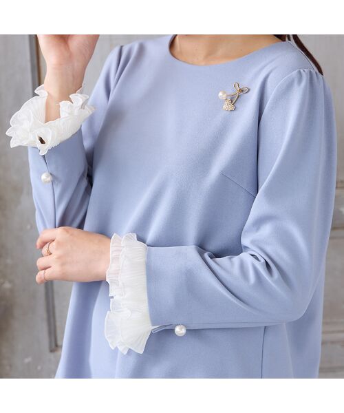 Rose Tiara / ローズティアラ シャツ・ブラウス | 【2WAY】【UVカット/防シワ】プリーツ袖カットソー | 詳細6