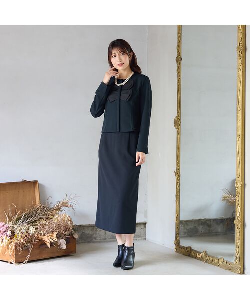 Rose Tiara / ローズティアラ ノーカラージャケット | 【UVカット】ダブルリボンジャケット | 詳細7