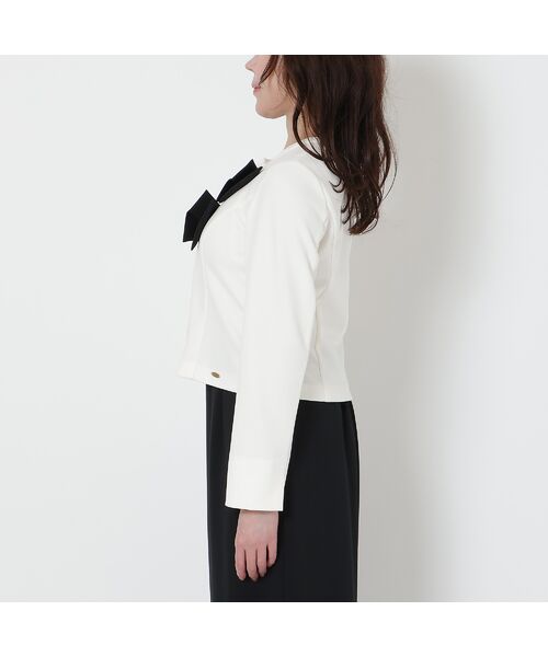 Rose Tiara / ローズティアラ ノーカラージャケット | 【UVカット】ダブルリボンジャケット | 詳細9