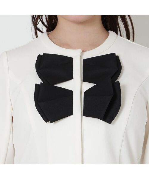 Rose Tiara / ローズティアラ ノーカラージャケット | 【UVカット】ダブルリボンジャケット | 詳細11