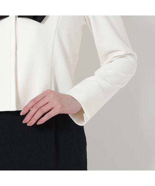 Rose Tiara / ローズティアラ ノーカラージャケット | 【UVカット】ダブルリボンジャケット | 詳細14