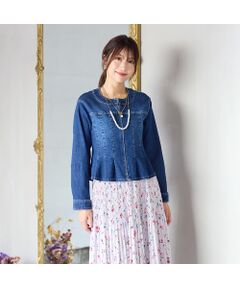 Rose Tiara / ローズティアラ ブルゾン | 【伸縮性◎】ジップアップブルゾン