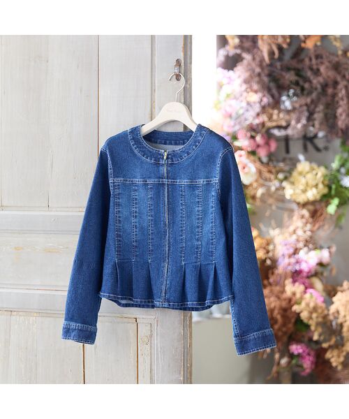 Rose Tiara / ローズティアラ ブルゾン | 【伸縮性◎】ジップアップブルゾン | 詳細1