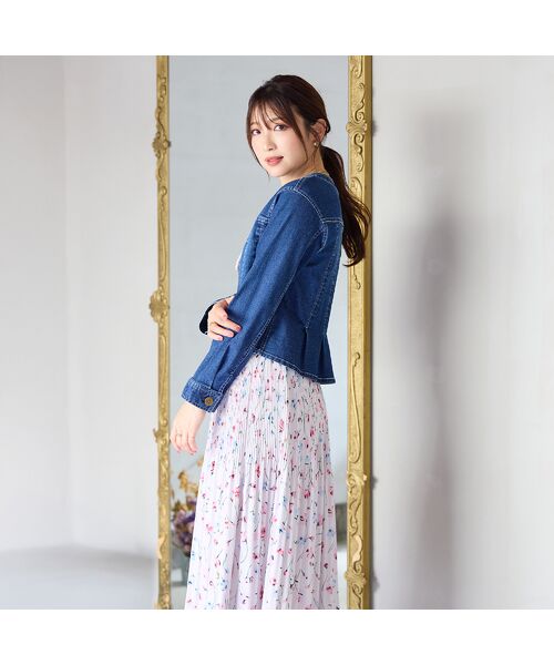 Rose Tiara / ローズティアラ ブルゾン | 【伸縮性◎】ジップアップブルゾン | 詳細4