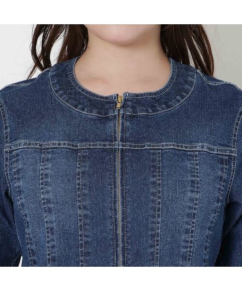 Rose Tiara / ローズティアラ ブルゾン | 【伸縮性◎】ジップアップブルゾン | 詳細9