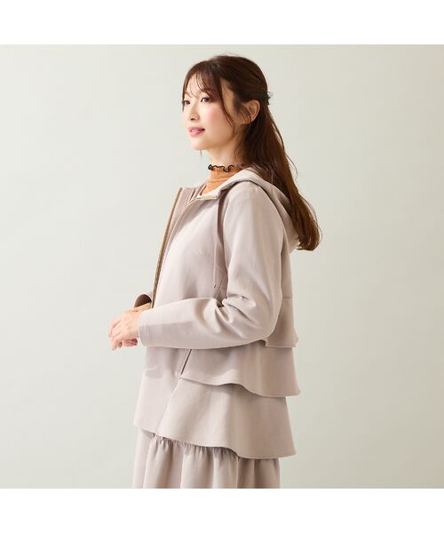 Rose Tiara / ローズティアラ パーカー | ダンボールニットフリルパーカー | 詳細2