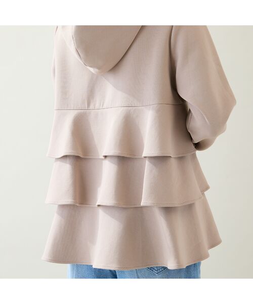 Rose Tiara / ローズティアラ パーカー | ダンボールニットフリルパーカー | 詳細16