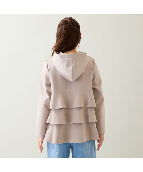 Rose Tiara / ローズティアラ パーカー | ダンボールニットフリルパーカー | 詳細10