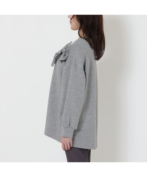 Rose Tiara / ローズティアラ カットソー | リボンコクーンカットソー/ Gray | 詳細4