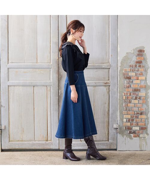 Rose Tiara / ローズティアラ カットソー | 【UVカット】ショルダーフリルカットソー | 詳細6