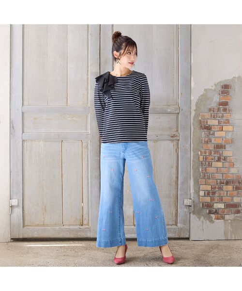 Rose Tiara / ローズティアラ カットソー | 【UVカット】ショルダーフリルカットソー | 詳細8