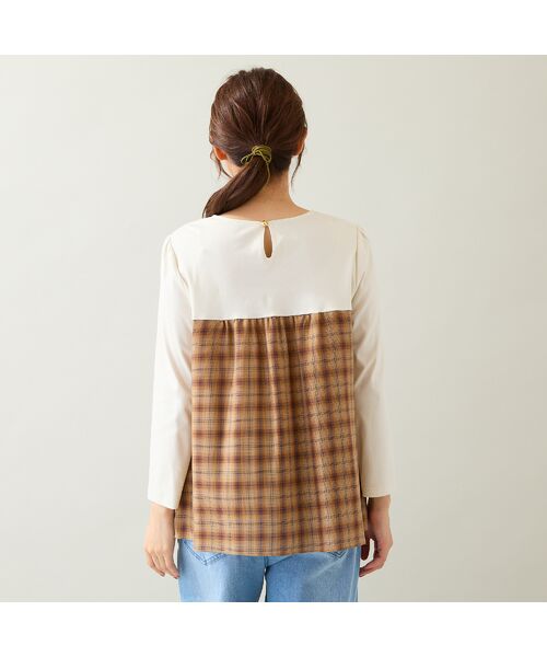 Rose Tiara / ローズティアラ カットソー | 【UVカット】レイヤード風カットソー | 詳細4