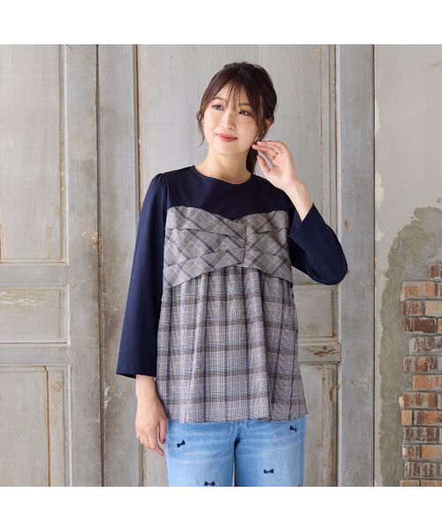 Rose Tiara / ローズティアラ カットソー | 【UVカット】レイヤード風カットソー | 詳細5