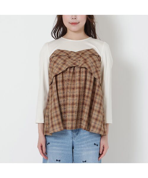 Rose Tiara / ローズティアラ カットソー | 【UVカット】レイヤード風カットソー | 詳細7