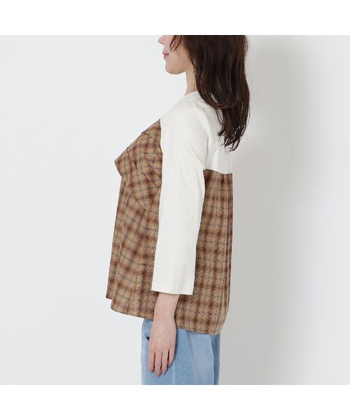 Rose Tiara / ローズティアラ カットソー | 【UVカット】レイヤード風カットソー | 詳細8