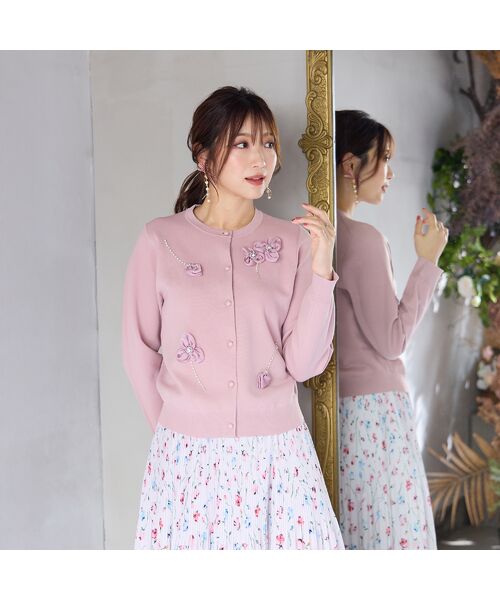 Rose Tiara / ローズティアラ ニット・セーター | フラワーモチーフモチーフニット | 詳細1