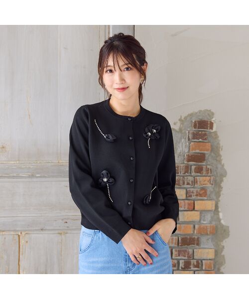 Rose Tiara / ローズティアラ ニット・セーター | フラワーモチーフモチーフニット | 詳細5