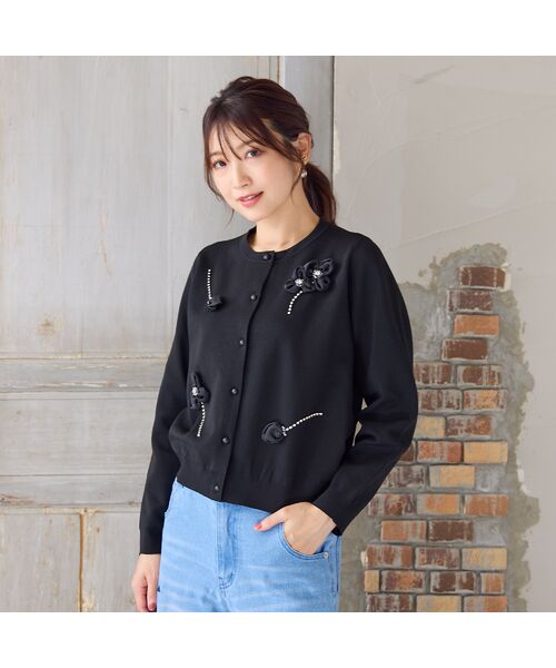 Rose Tiara / ローズティアラ ニット・セーター | フラワーモチーフモチーフニット | 詳細6