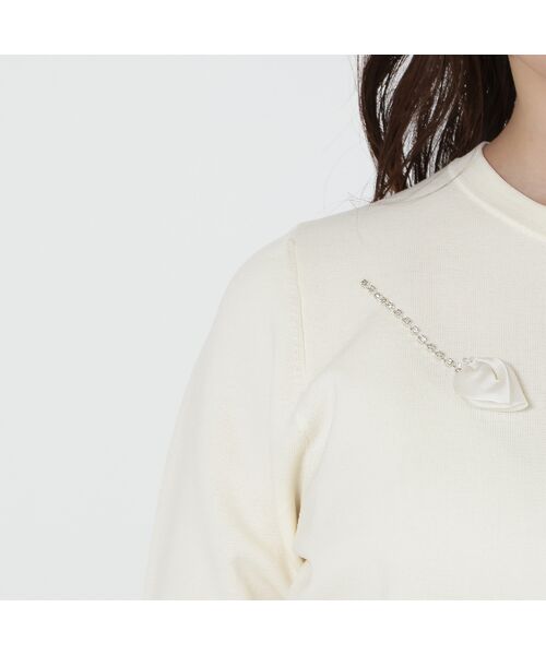 Rose Tiara / ローズティアラ ニット・セーター | フラワーモチーフモチーフニット | 詳細12