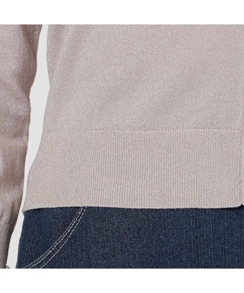 Rose Tiara / ローズティアラ カーディガン・ボレロ | リボンボタンラメニットカーディガン | 詳細12