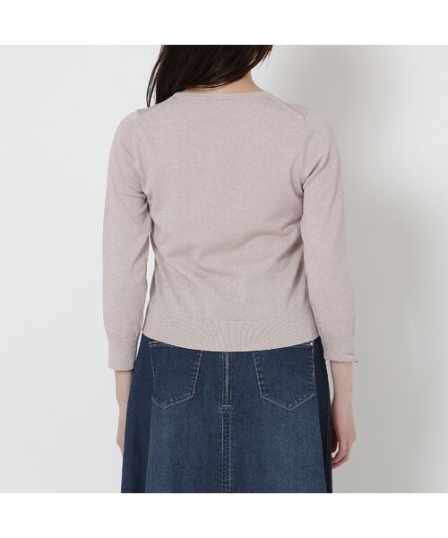 Rose Tiara / ローズティアラ カーディガン・ボレロ | リボンボタンラメニットカーディガン | 詳細7