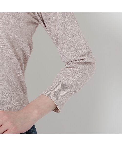 Rose Tiara / ローズティアラ カーディガン・ボレロ | リボンボタンラメニットカーディガン | 詳細10