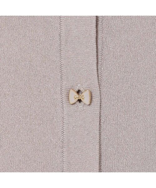 Rose Tiara / ローズティアラ カーディガン・ボレロ | リボンボタンラメニットカーディガン | 詳細11