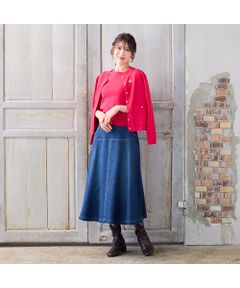 Rose Tiara / ローズティアラ ニット・セーター | 【ブローチ付き】アンサンブルニット