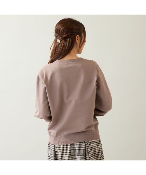 Rose Tiara / ローズティアラ ニット・セーター | 【人気商品の新型】アーガイルZIPカーディガン | 詳細3