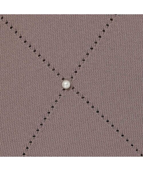 Rose Tiara / ローズティアラ ニット・セーター | 【人気商品の新型】アーガイルZIPカーディガン | 詳細16