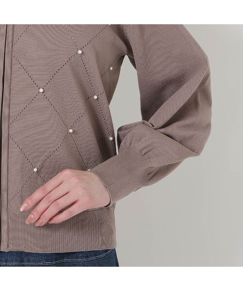 Rose Tiara / ローズティアラ ニット・セーター | 【人気商品の新型】アーガイルZIPカーディガン | 詳細14