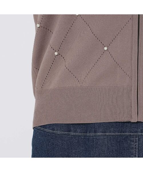 Rose Tiara / ローズティアラ ニット・セーター | 【人気商品の新型】アーガイルZIPカーディガン | 詳細15