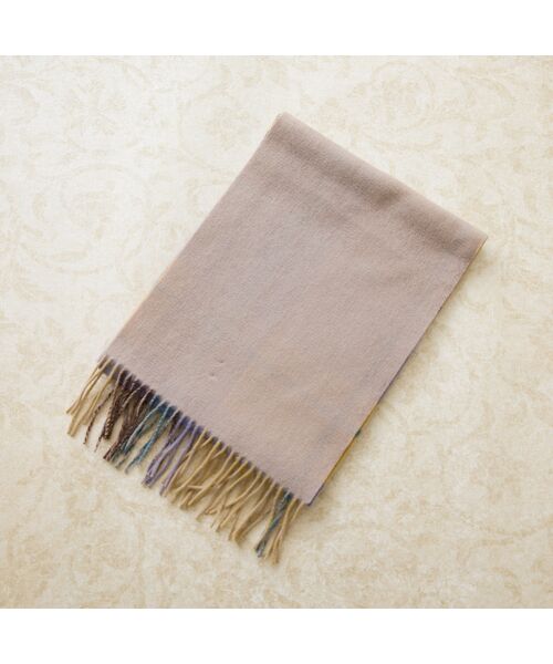 Rose Tiara / ローズティアラ マフラー・ショール・スヌード・ストール | 【WEB限定カラー有】【カシミヤブレンド/リバーシブル】チェックマフラー | 詳細4