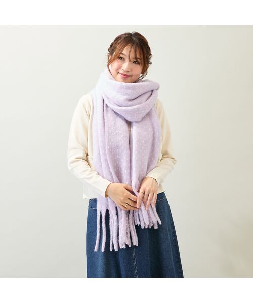 Rose Tiara / ローズティアラ マフラー・ショール・スヌード・ストール | 【静電防止】ふわもこマフラー | 詳細2