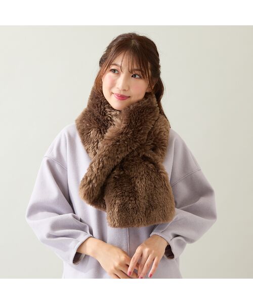 Rose Tiara / ローズティアラ マフラー・ショール・スヌード・ストール | フェイクトスカーナマフラー | 詳細2