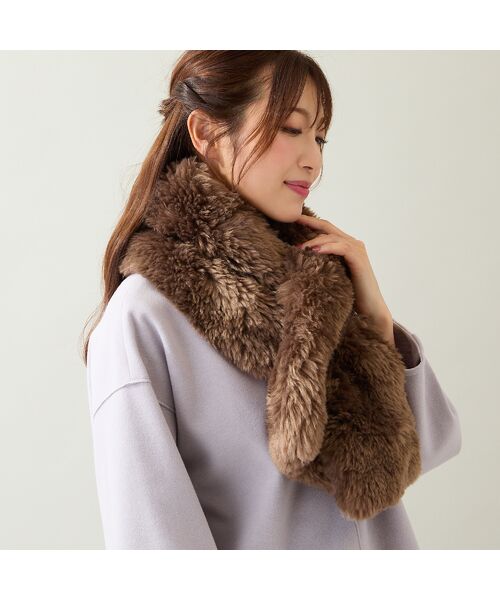 Rose Tiara / ローズティアラ マフラー・ショール・スヌード・ストール | フェイクトスカーナマフラー | 詳細3