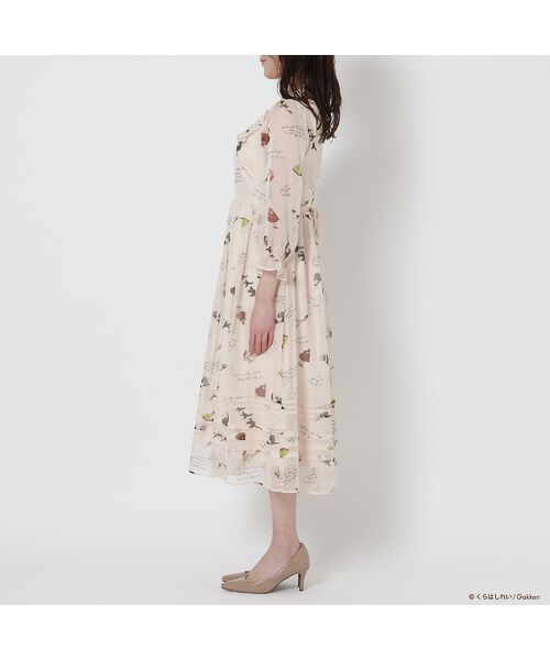 Rose Tiara / ローズティアラ ミニ丈・ひざ丈ワンピース | 【くらはしれいコラボ】クロネコPTピンタックフリルワンピース | 詳細12