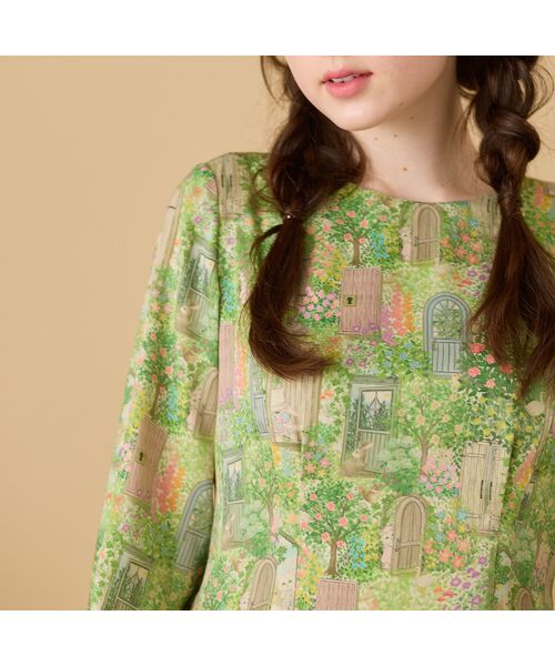 Rose Tiara / ローズティアラ ミニ丈・ひざ丈ワンピース | 【22fabric】シークレットガーデン/ ワンピース | 詳細2