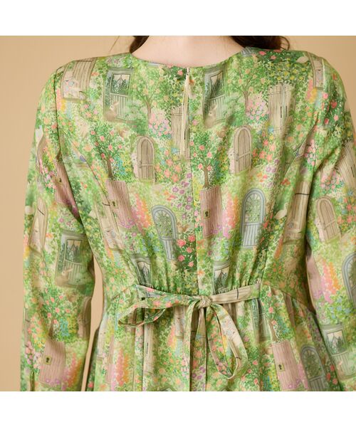 Rose Tiara / ローズティアラ ミニ丈・ひざ丈ワンピース | 【22fabric】シークレットガーデン/ ワンピース | 詳細4