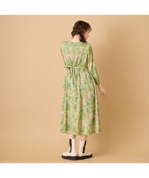 Rose Tiara / ローズティアラ ミニ丈・ひざ丈ワンピース | 【22fabric】シークレットガーデン/ ワンピース | 詳細6