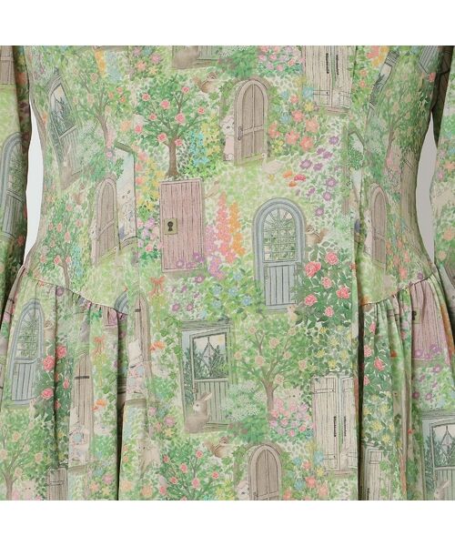 Rose Tiara / ローズティアラ ミニ丈・ひざ丈ワンピース | 【22fabric】シークレットガーデン/ ワンピース | 詳細17