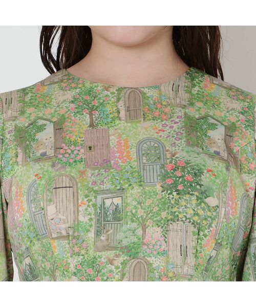 Rose Tiara / ローズティアラ ミニ丈・ひざ丈ワンピース | 【22fabric】シークレットガーデン/ ワンピース | 詳細15