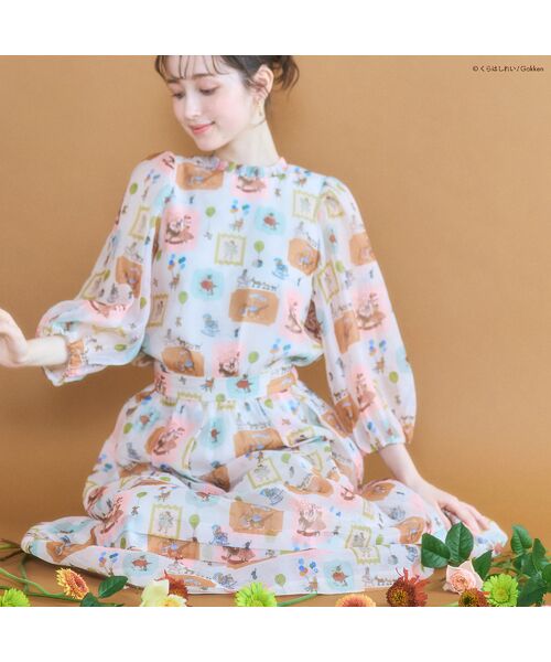 Rose Tiara / ローズティアラ シャツ・ブラウス | 【くらはしれいコラボ】MIXPTボリュームスリーブブラウス | 詳細2