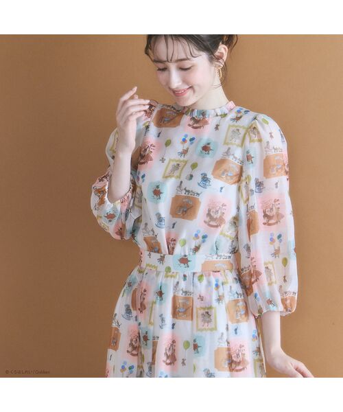 Rose Tiara / ローズティアラ シャツ・ブラウス | 【くらはしれいコラボ】MIXPTボリュームスリーブブラウス | 詳細4