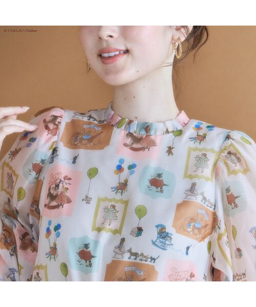 Rose Tiara / ローズティアラ シャツ・ブラウス | 【くらはしれいコラボ】MIXPTボリュームスリーブブラウス | 詳細6